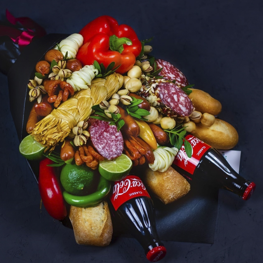 Мужской букет "Яркие краски" Мужской букет "Яркие краски"